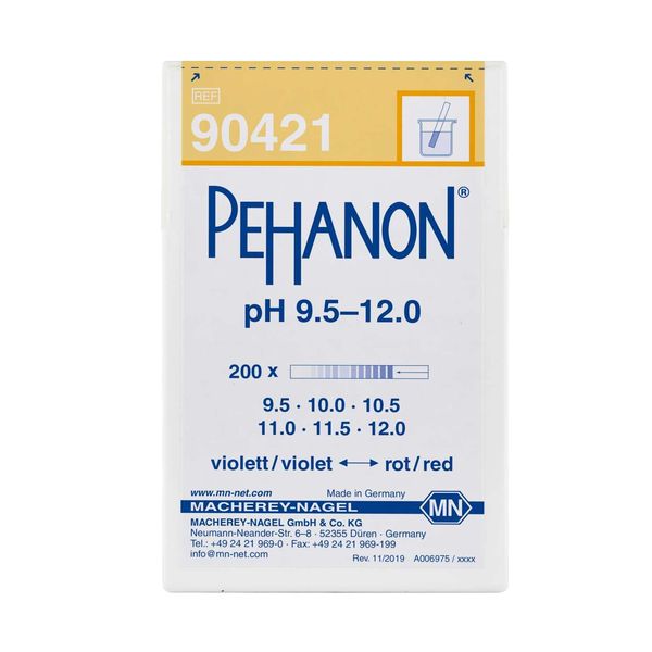 Індикаторний папір для визначення рН у забарвлених зразках PEHANON® 9,5-12,0