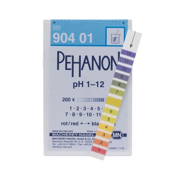 Індикаторний папір для визначення рН у забарвлених зразках PEHANON® 1,0-12,0