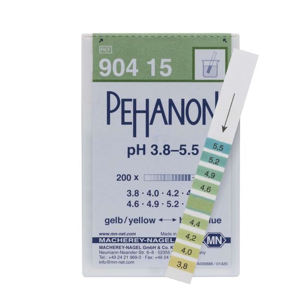 Індикаторний папір для визначення рН у забарвлених зразках PEHANON® 3,8-5,5